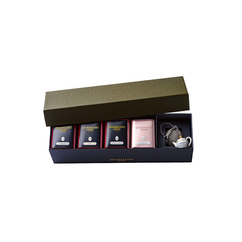 Coffret Jardin Exotique Dammann Frères | 4 boites+infuseur