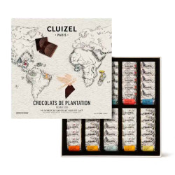 Coffret 50 carrés de chocolat de Plantation 250G