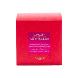 Carcadet Passion Framboise Dammann Frères 25 sachets