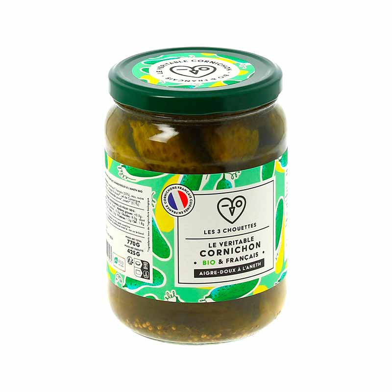 Cornichons Bio Aigre Doux 770G