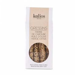 Gressins à la Farine de Caroube Sésame - Kalios 120G