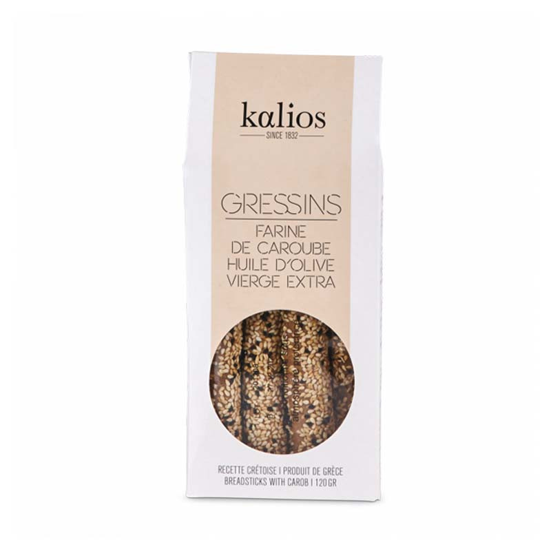 Gressins à la Farine de Caroube Sésame - Kalios 120G