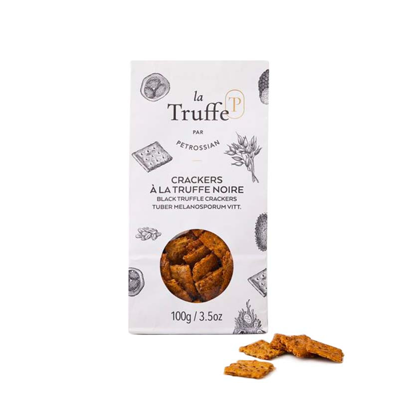 Crackers à la Truffe Noire Melanosporum 90G Petrossian