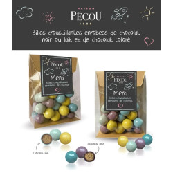 Billes Gourmandes "merci" Maison Pécou 100G Pochette