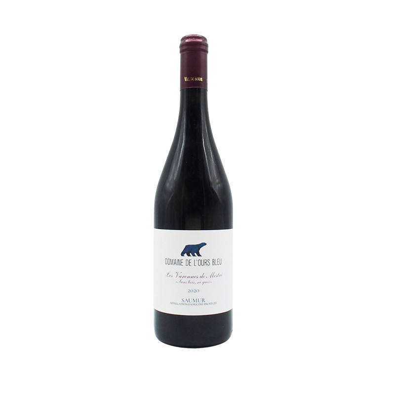 Saumur Les Varennes De Mestré 2020 Rouge 75cl L'Ours Bleu