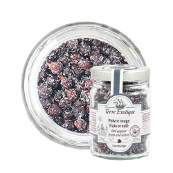Poivre Rouge Frais et Salé 50G Terre Exotique