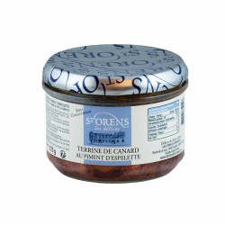 Bocal terrine de canard au piment d'Espelette 175G