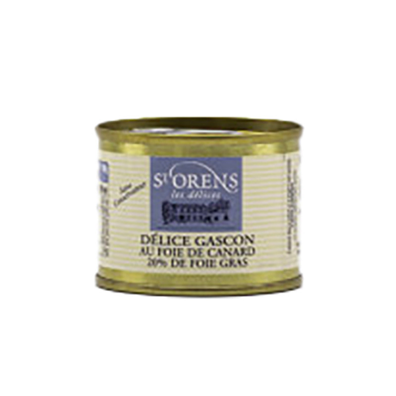 Délices Gascon 20% foie gras entier 130G Saint-Orens