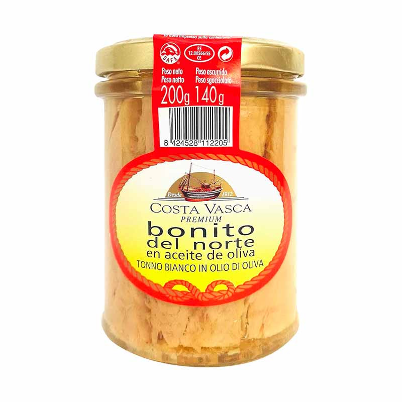 Filets De Thon Blanc Germon A L'Huile D'Olive 140G