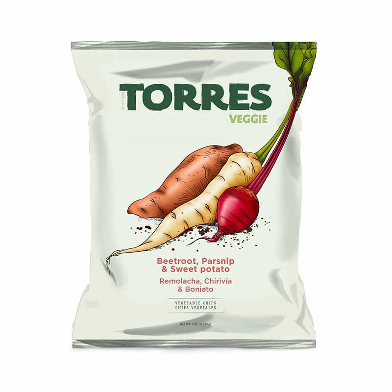 Chips Betterave, Panais, Patate Douce Torres 150G