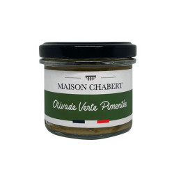 Olivade Verte Pimentée Maison Chabert 90G