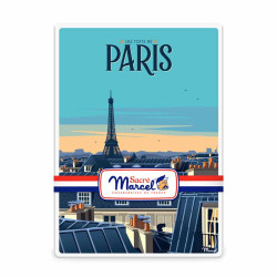 Boite Biscuits Macarons Les Toits de Paris 120G Sacré Marcel