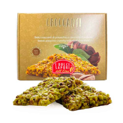 Biscuits Croquants Pistache Chocolat 100G x12 sachets