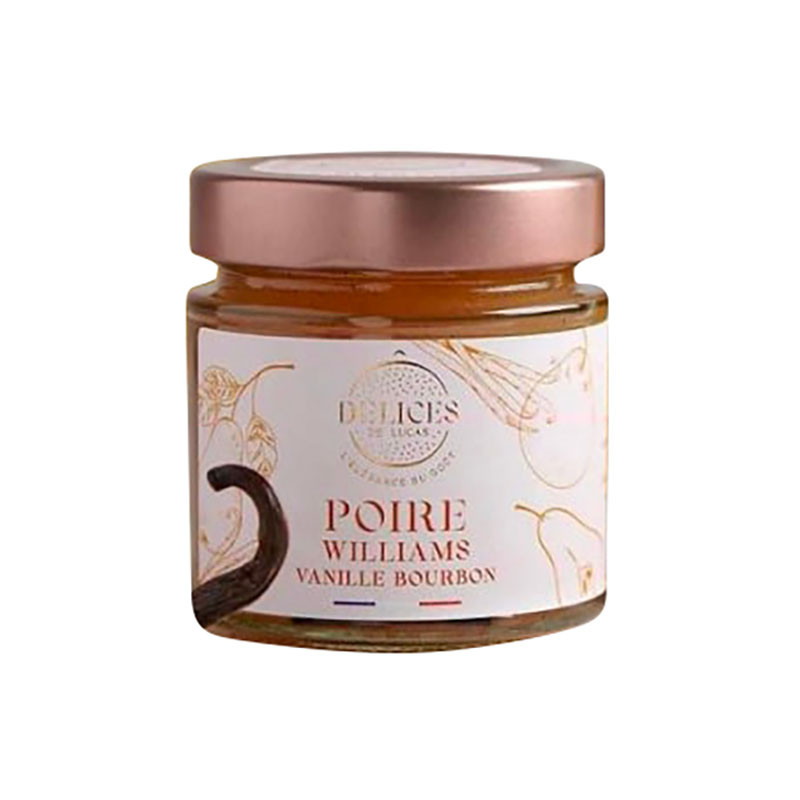 Confiture Poire à la Vanille O Délices de Lucas 230G