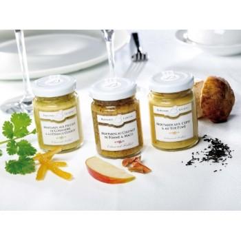 Coffrets cadeaux - Trio de moutarde assortis "Bernard Loiseau" (10 CL) - 