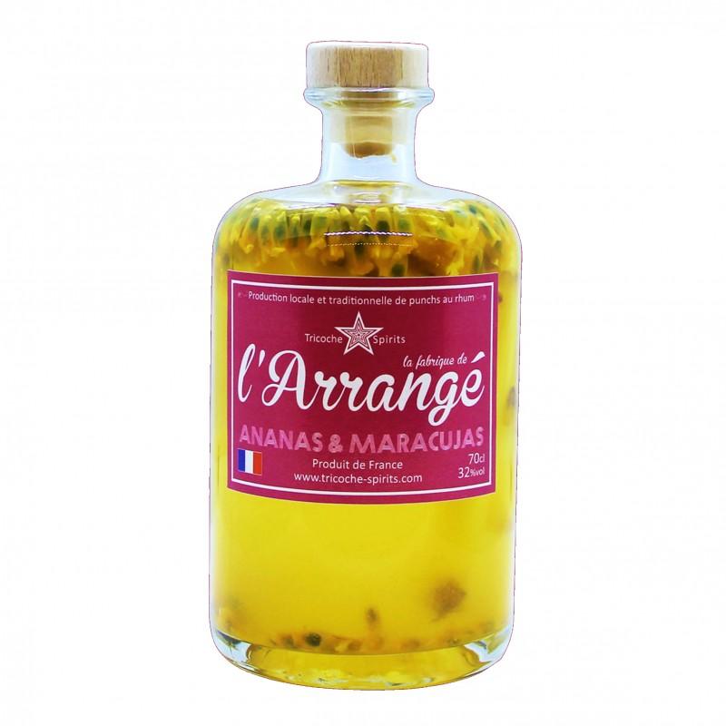 Rhums arrangés - Rhum Arrangé Ananas Et Maracujas 70CL - 