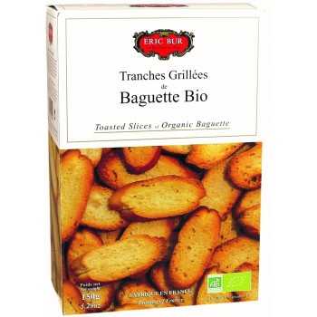 Biscuits apéritifs - Tranches grillés de baguette bio 150G - 