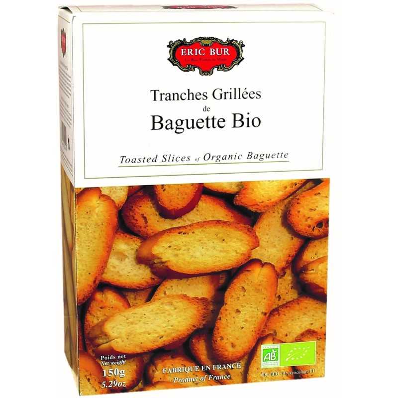 Biscuits apéritifs - Tranches grillés de baguette bio 150G - Biscuits apéritifs - Tranches grillés de baguette bio 150G -