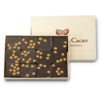 Coffrets & ballotins de chocolats - Boîte trad. Croquants au Lait Assortis Gianduja Caramel 180G - 