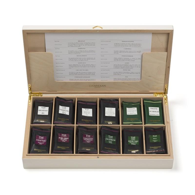 Coffrets thés - Coffret Palace - 6x12 thés en sachets - 
