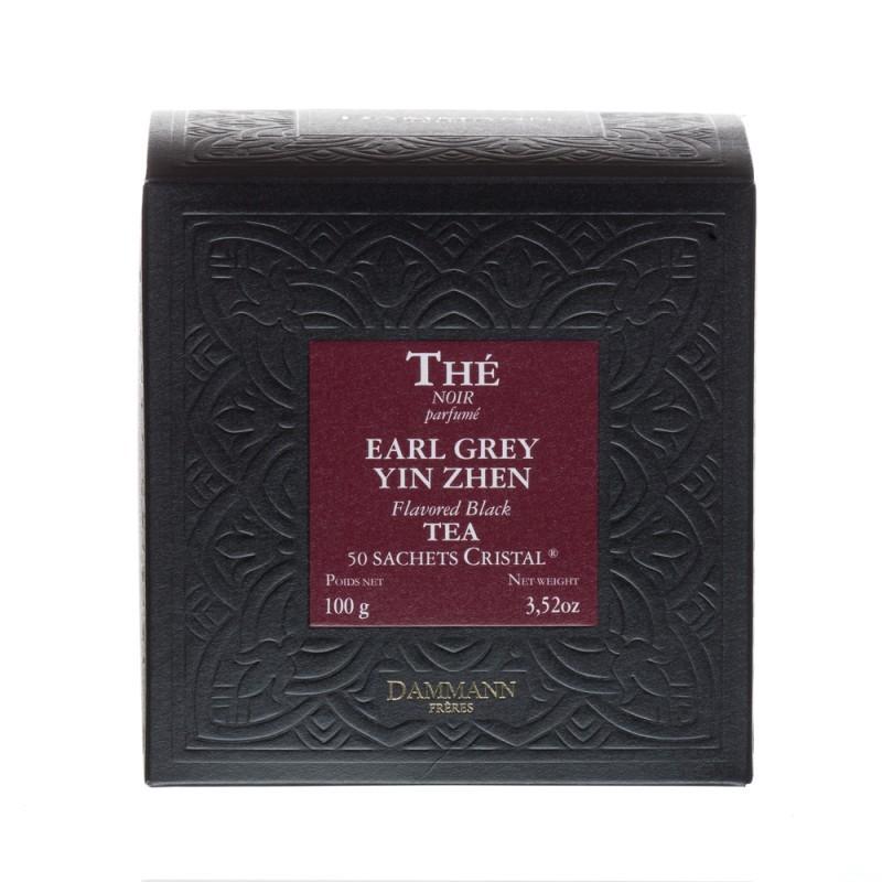 Thés sachets - Thé Earl Grey Yin Zhen - 50 sachets - 